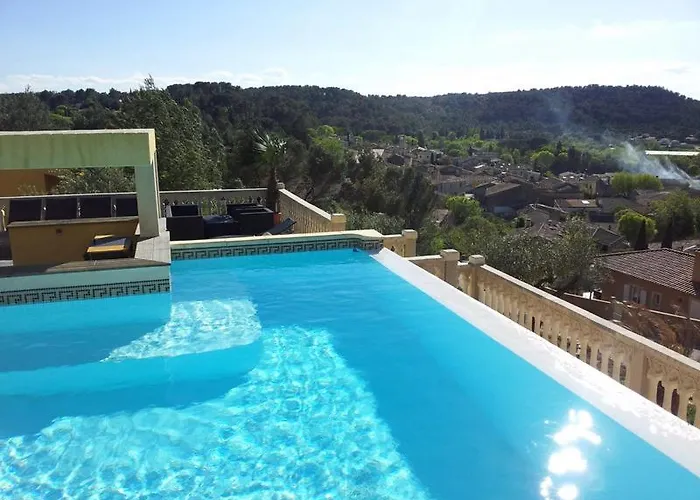 Vue Panoramique Avec Piscine Et Jacuzzi شقة Langlade